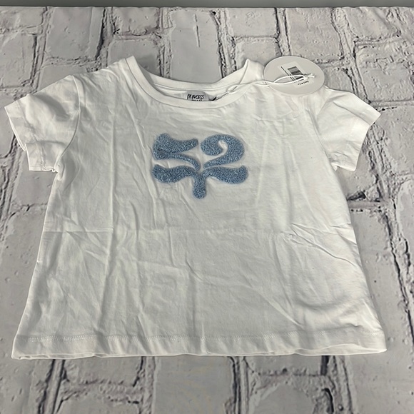 Princess Polly Organic Cotton Take Care Baby Tee Sz 0. - Picture 2 of 10